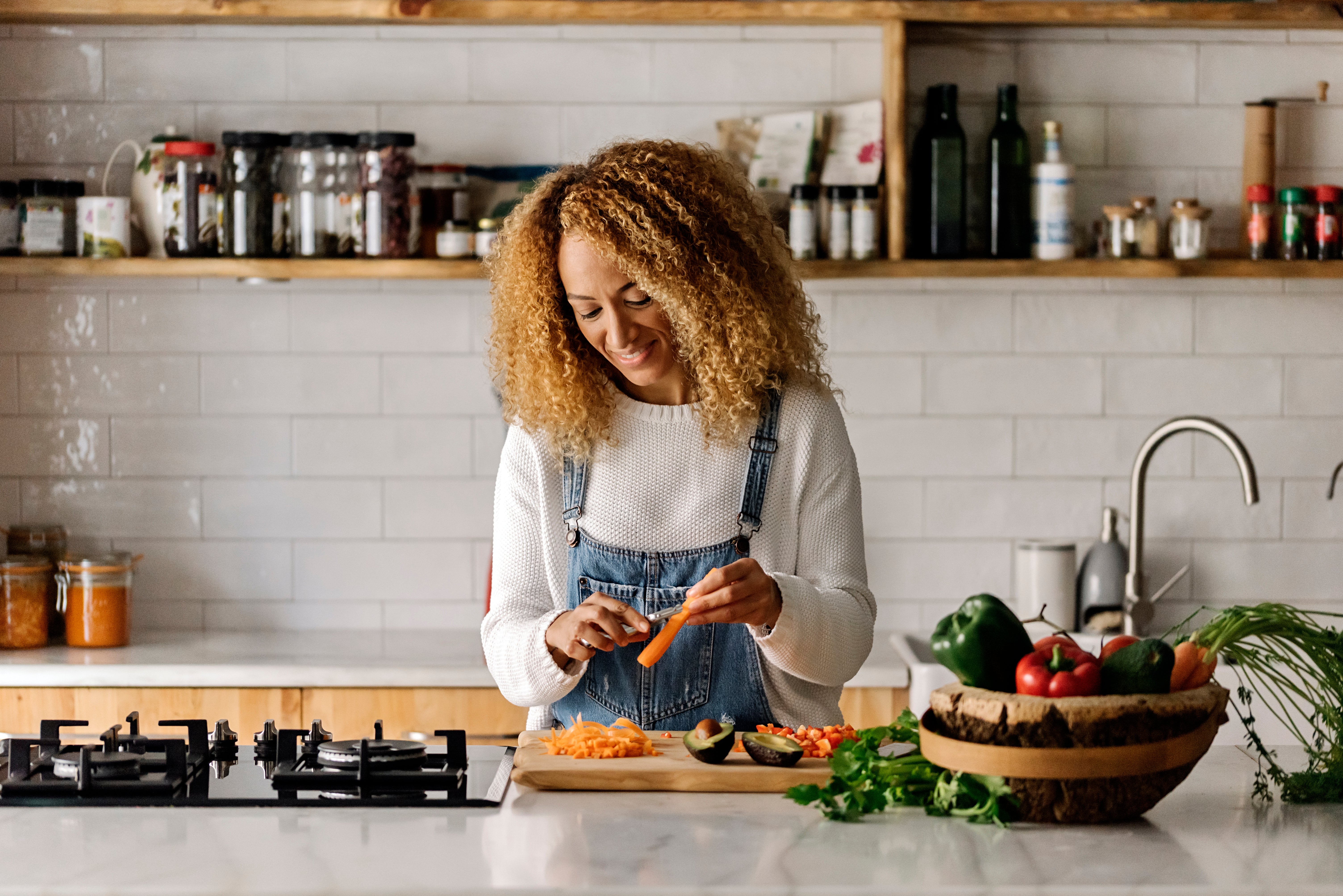 Image of Pro Chefly own Chef Jasmine using Japanese VG-10 Knives